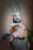 A Rabbit with a carrot